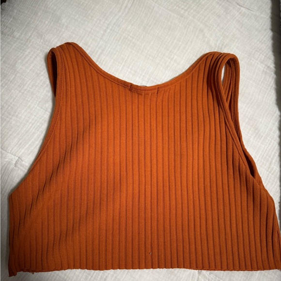 Small orange pretty little thing extreme cropped tank - Picture 4 of 5